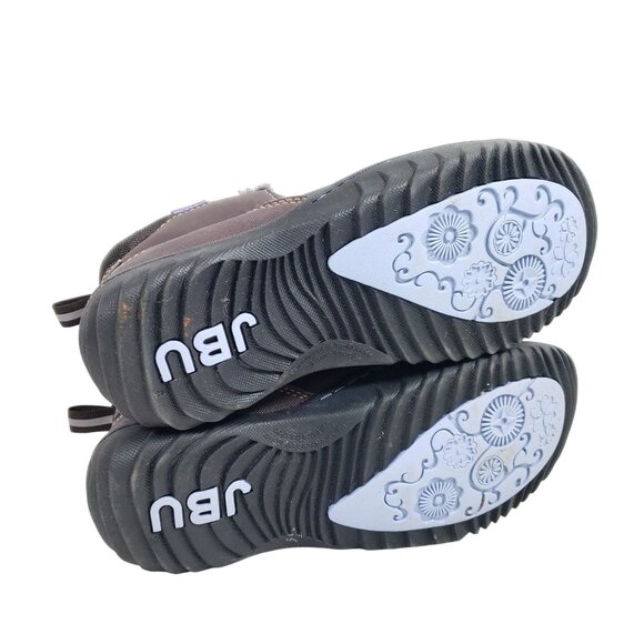 JBU Women's Size 7 Pullman Winter Ankle Boots Brown Vegan - Picture 9 of 9